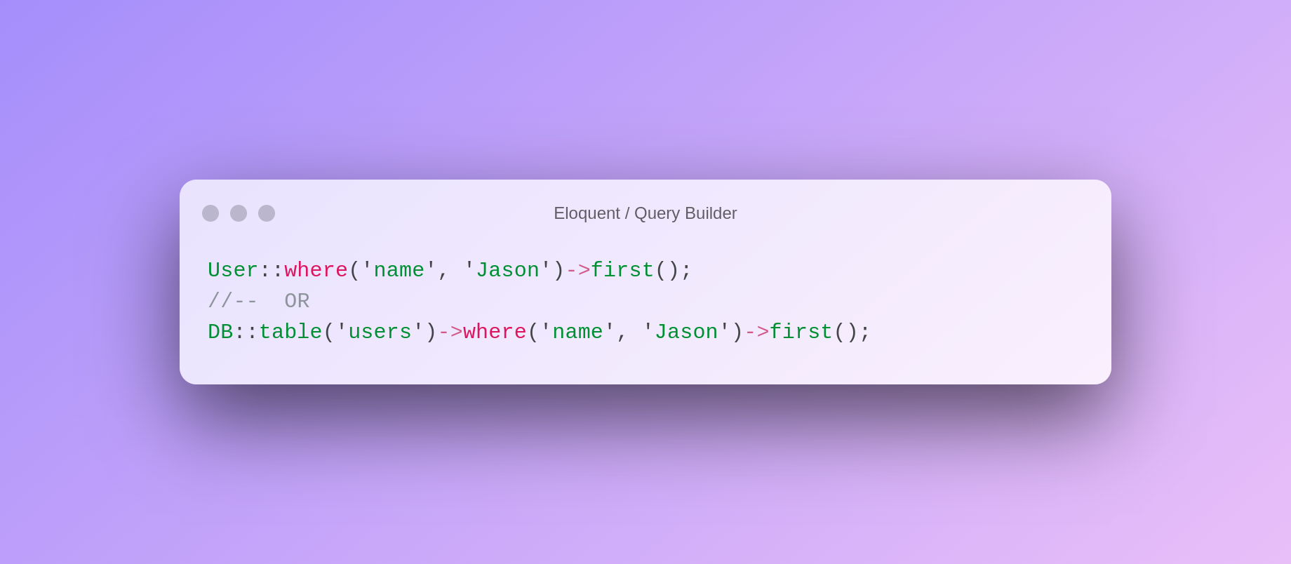 Featured image of post Laravel Eloquent Or Query Builder